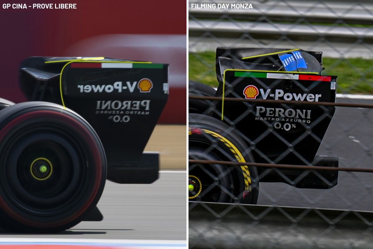 مقایسه بال ماکارنا فراری در چین و مونزا