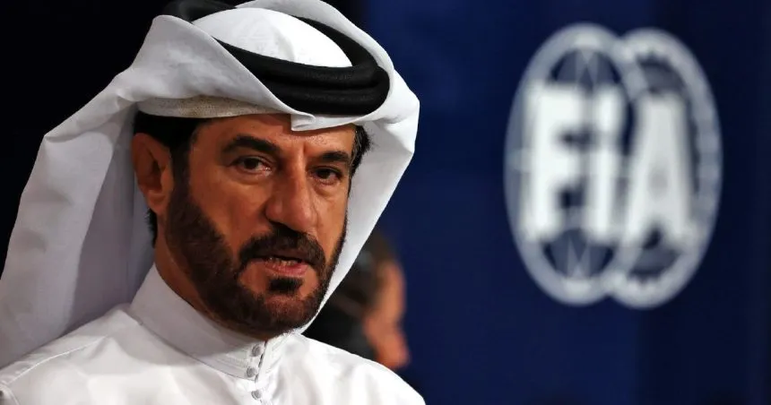 محمد بن سلیم ریییس فدراسیون جهانی اتومبیلرانی ناظر مستقیم روی فرمول یک